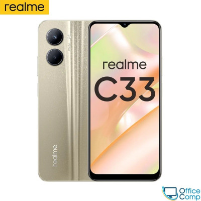 Смартфон Realme C33 RMX3624 4GB/128GB (золотистый)