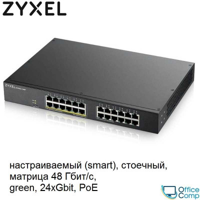Коммутатор Zyxel GS1900-24EP (GS1900-24EP-EU0101F)