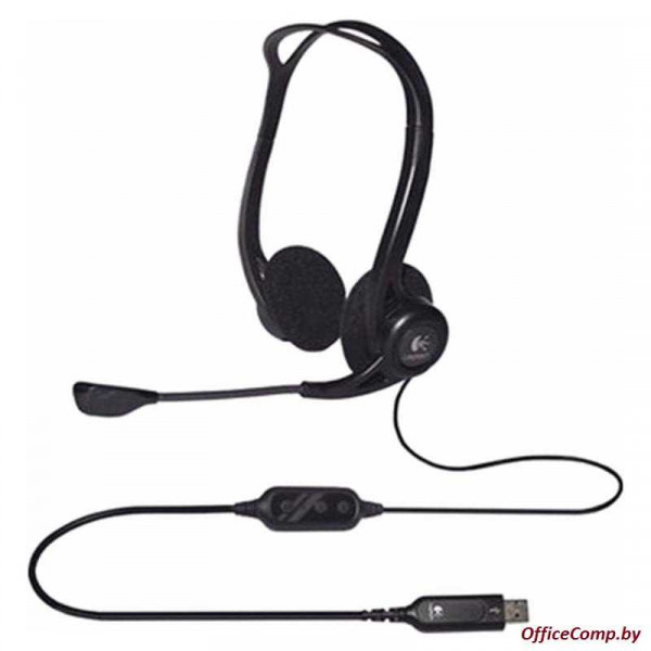 Наушники с микрофоном Logitech PC Headset 960 USB (L981-000100)