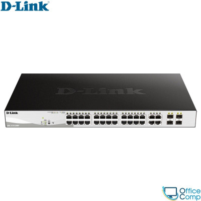 Управляемый коммутатор 2-го уровня D-Link DGS-1210-28MP/FL1A