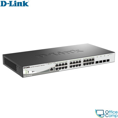 Управляемый коммутатор 2-го уровня D-Link DGS-1210-28P/ME/B2A