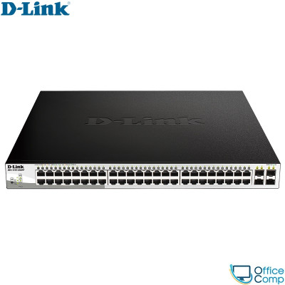 Управляемый коммутатор 2-го уровня D-Link DGS-1210-52MPP/E2A