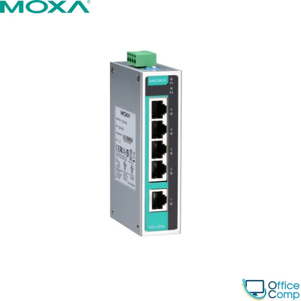 Неуправляемый коммутатор Moxa EDS-205A