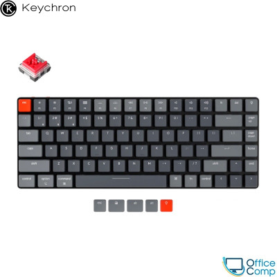 Клавиатура Keychron K3 V2 RGB K3-E1 (Keychron Low Profile Optical Red, RU)