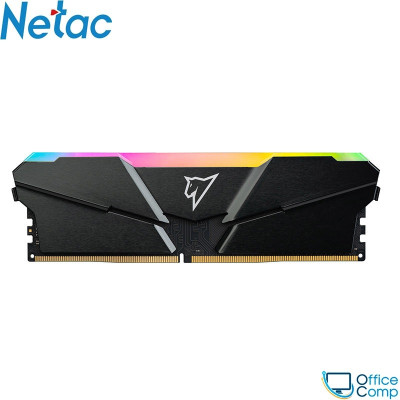 Оперативная память Netac Shadow RGB 8ГБ DDR4 3200 МГц NTSRD4P32SP-08E